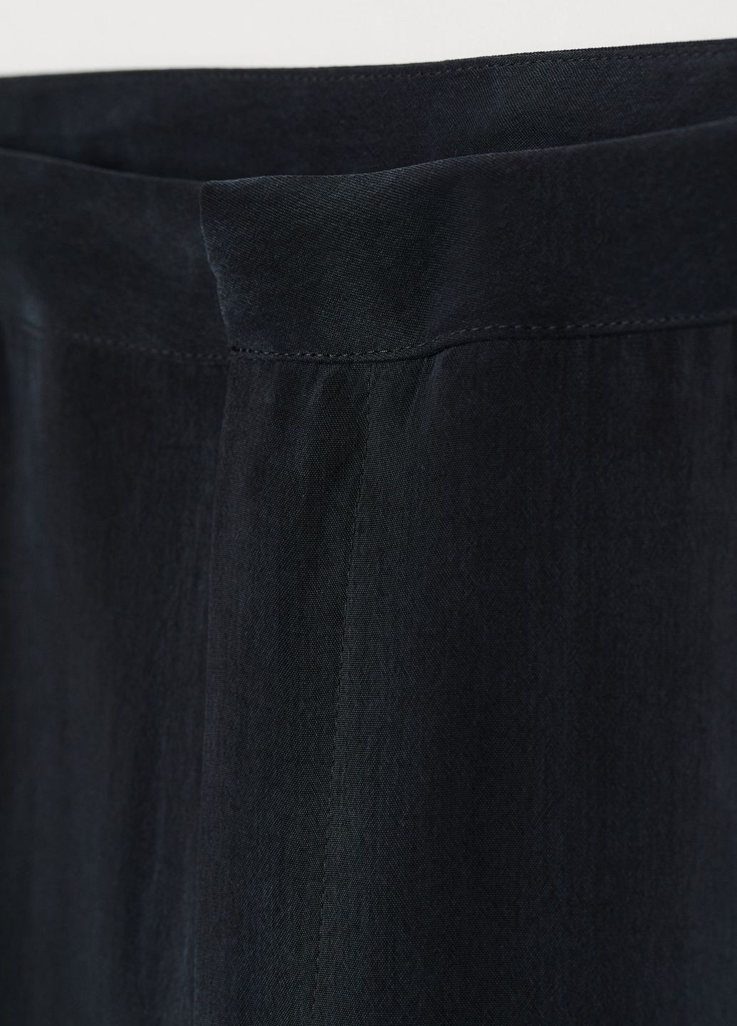 Черные классические демисезонные кюлоты брюки H&M