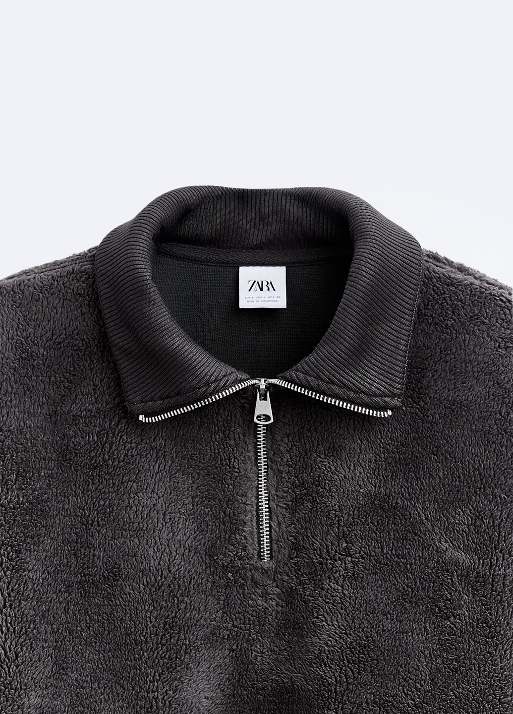 Темно-сірий демісезонний светр Zara