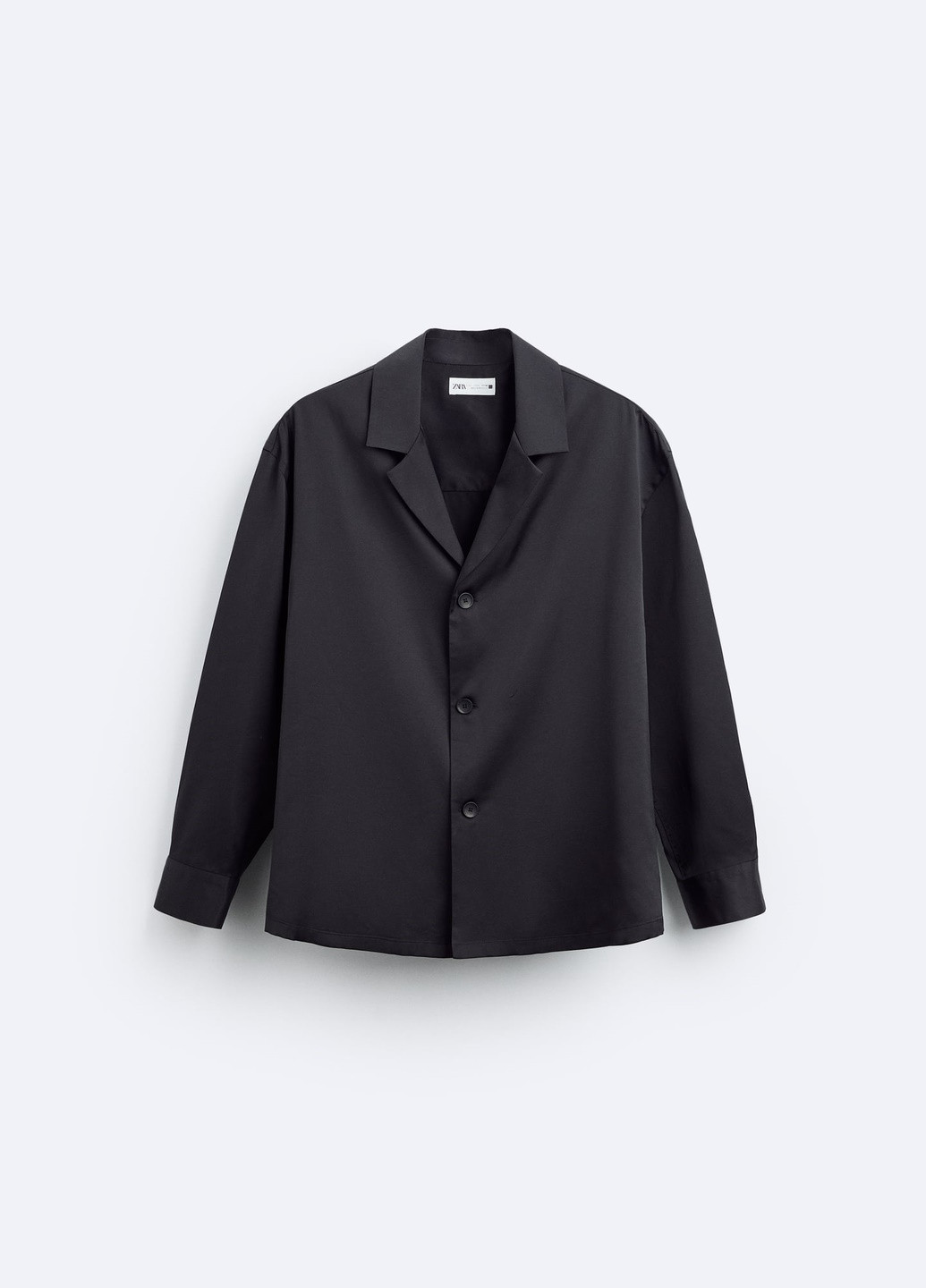 Черная классическая рубашка Zara