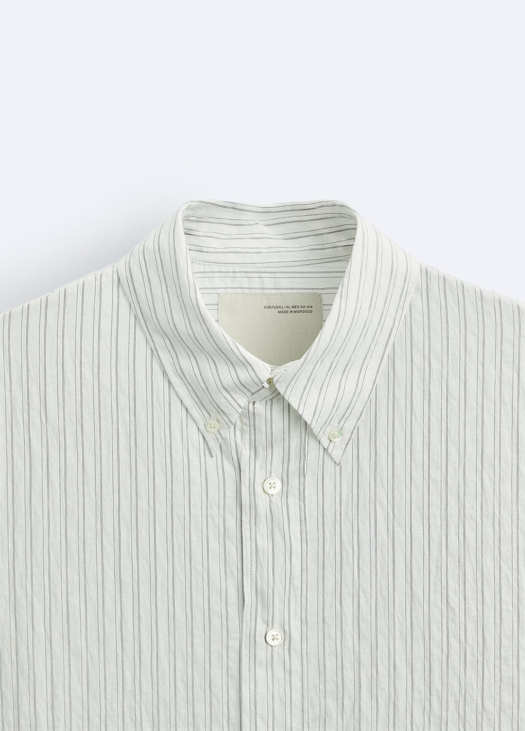 Черно-белая классическая рубашка Zara