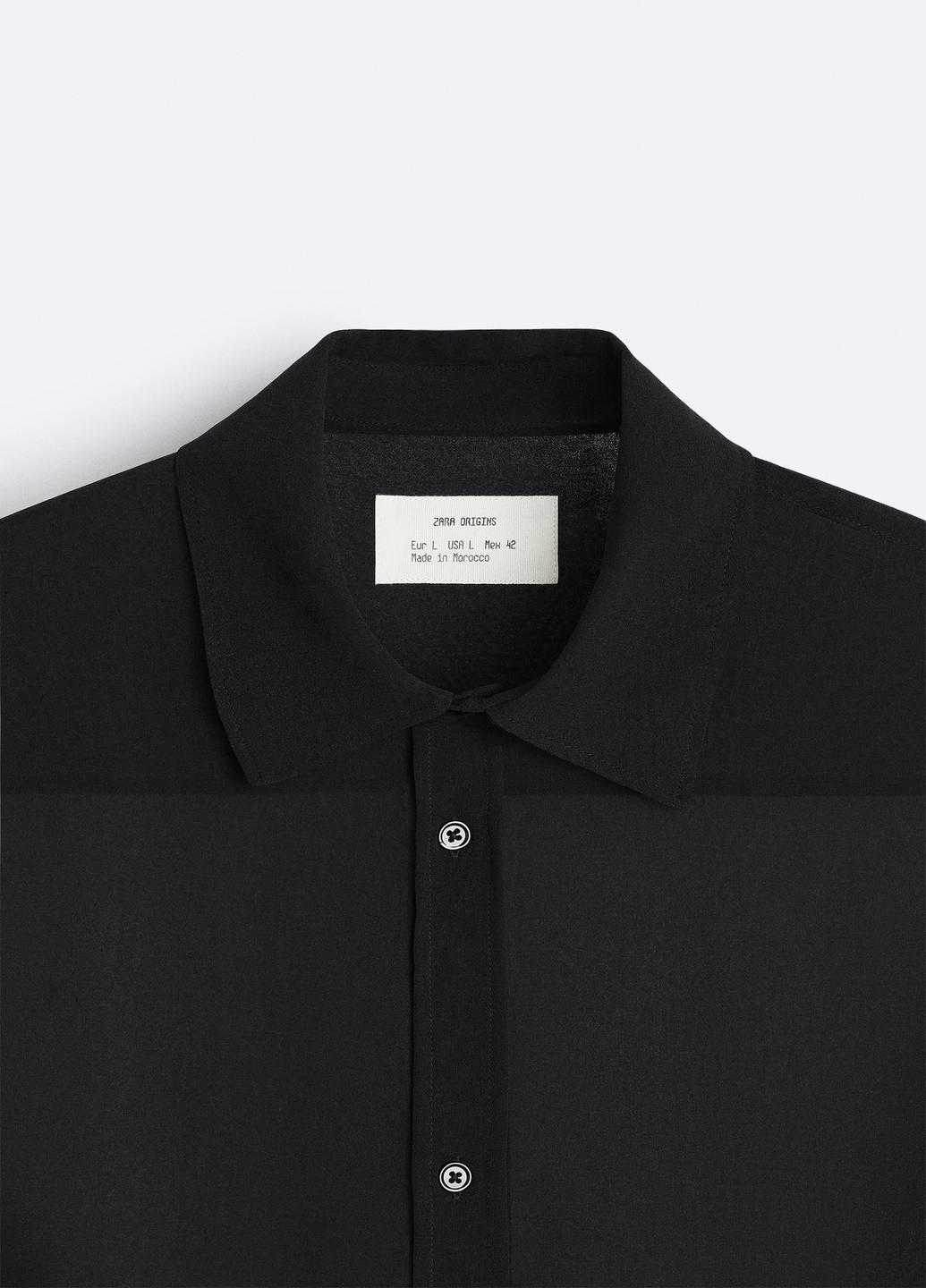 Черная праздничный рубашка Zara