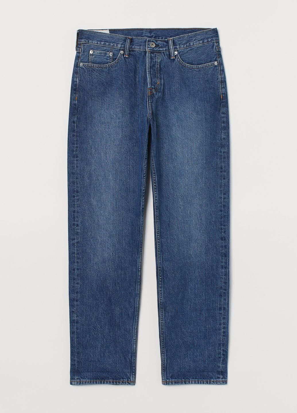 Вільні джинси селвідж Premium Selection Темно-синій Денім Всесезон H&M (276534674)