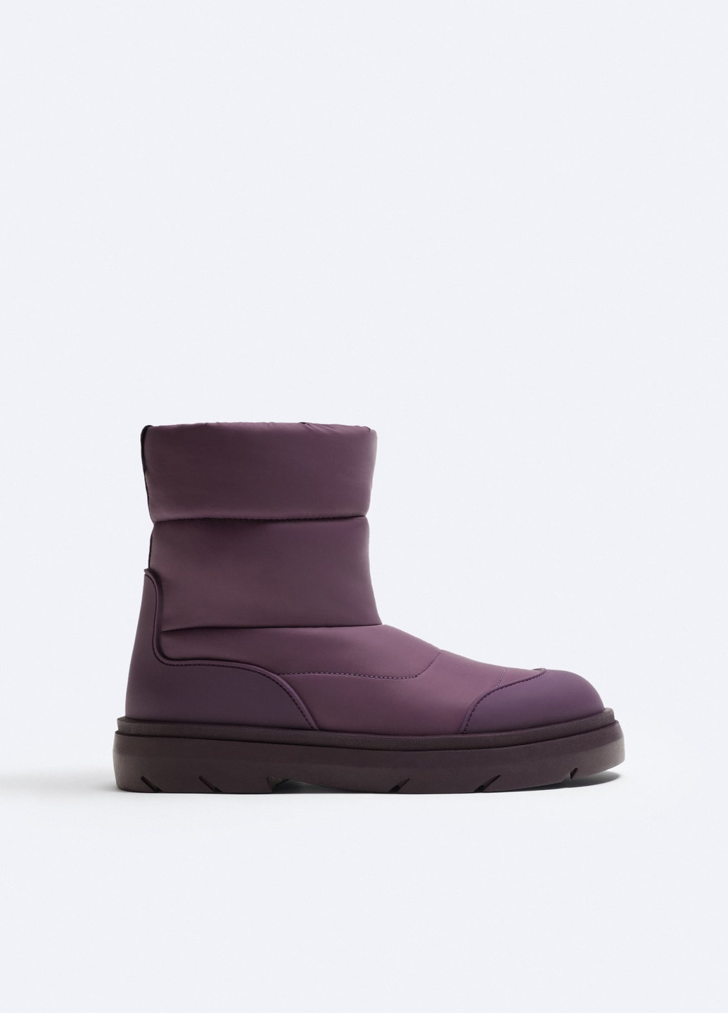 Фиолетовые зимние ботинки Zara