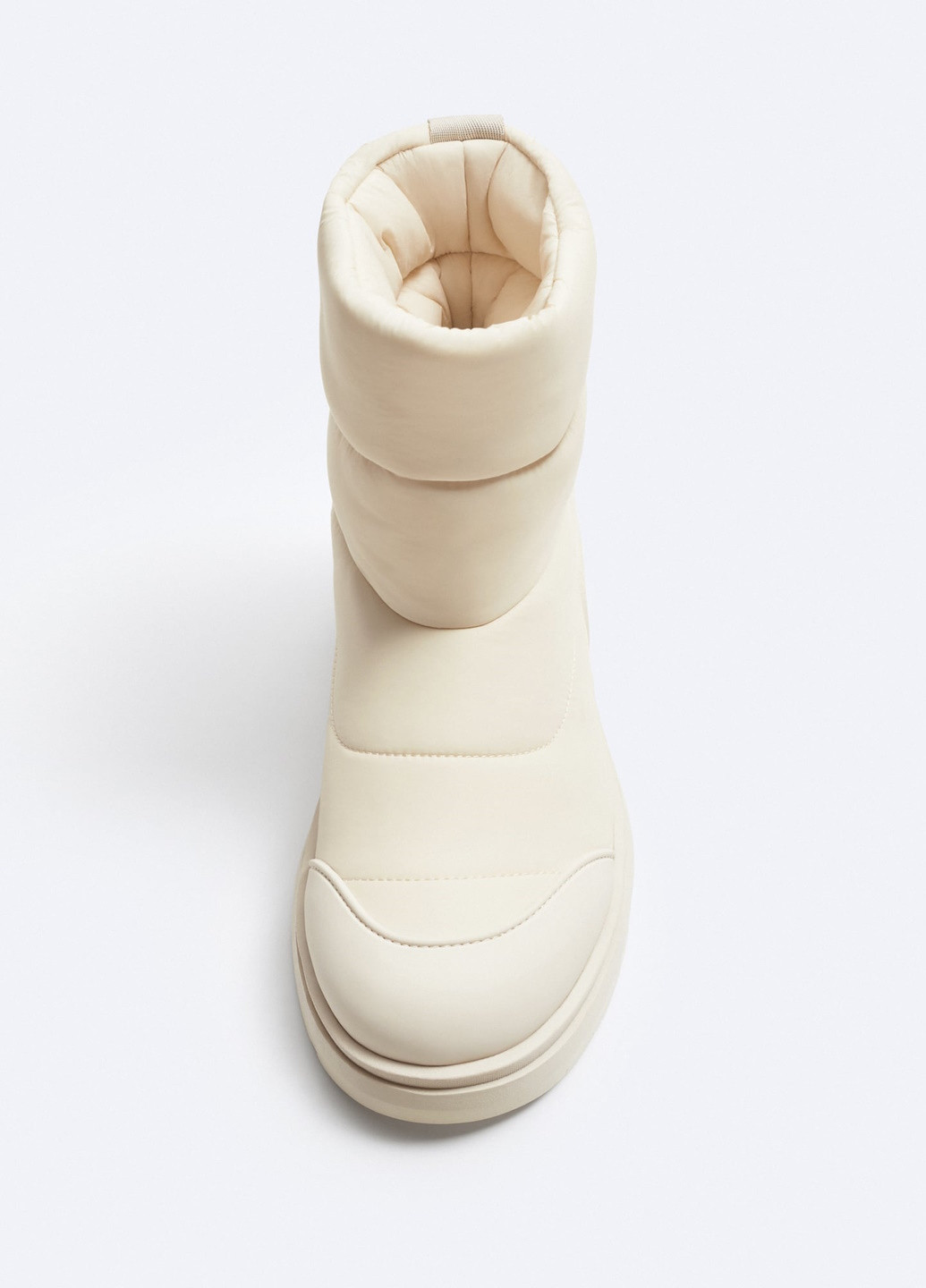 Молочные зимние ботинки Zara