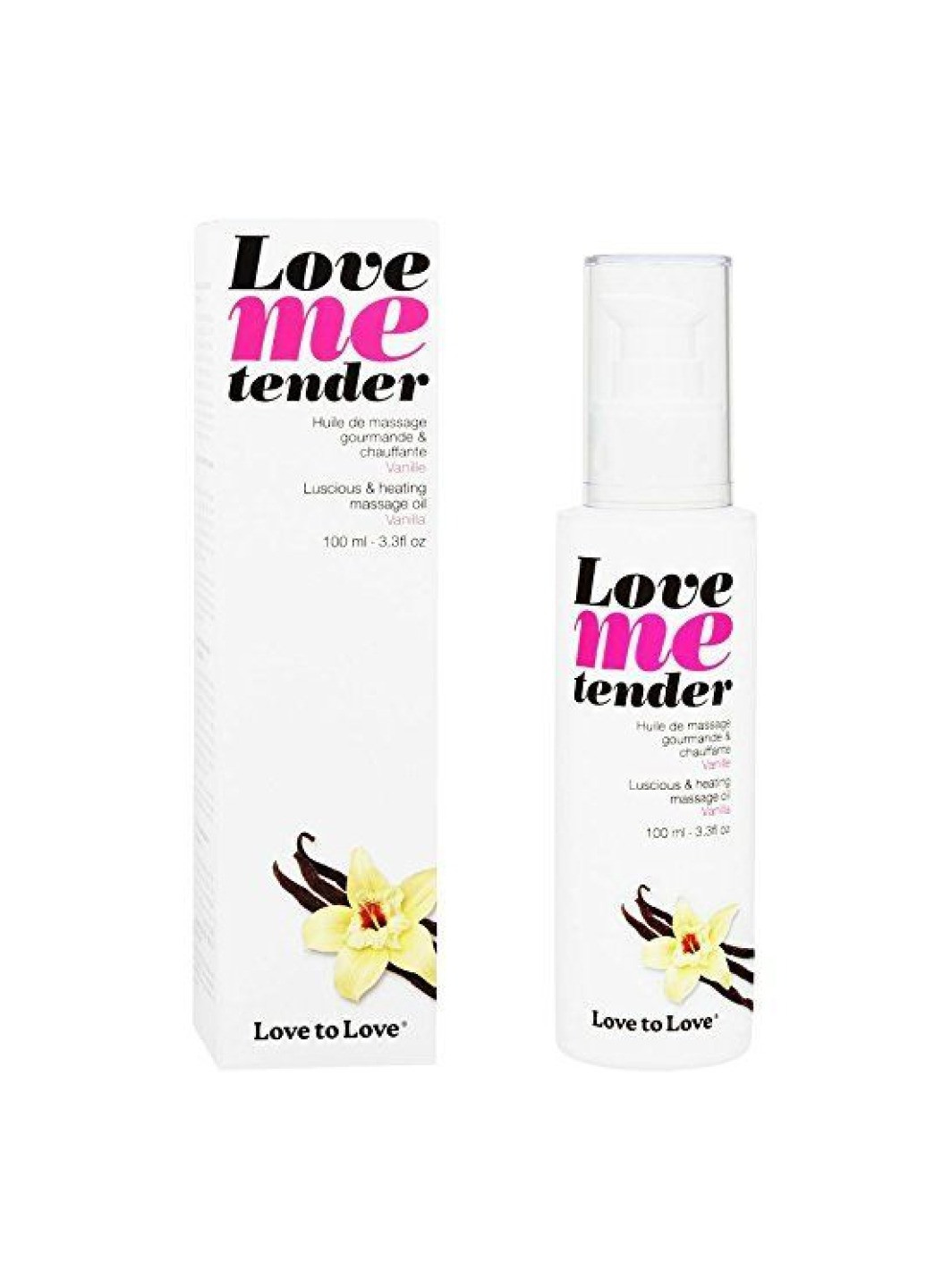 Масажна олія - Love Me Tender, Vanille (100 мл), аромат ванілі, без парабенів Love To Love (276594371)
