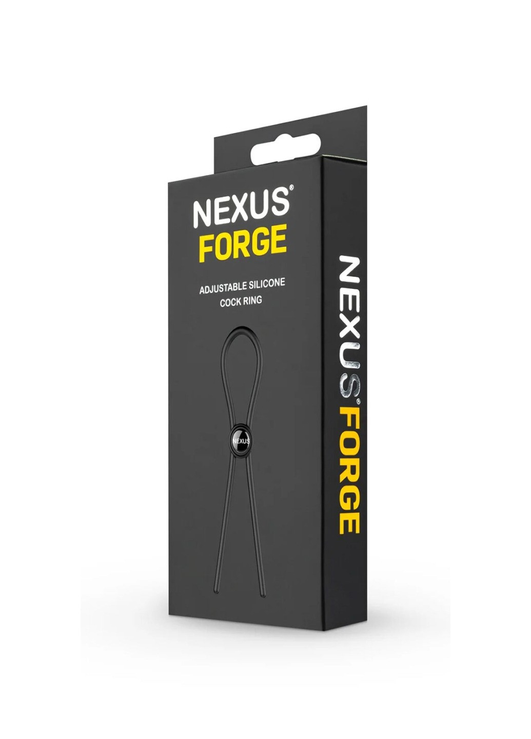 Ерекційне кільце FORGE Single Adjustable Lasso - Black Nexus (276594330)