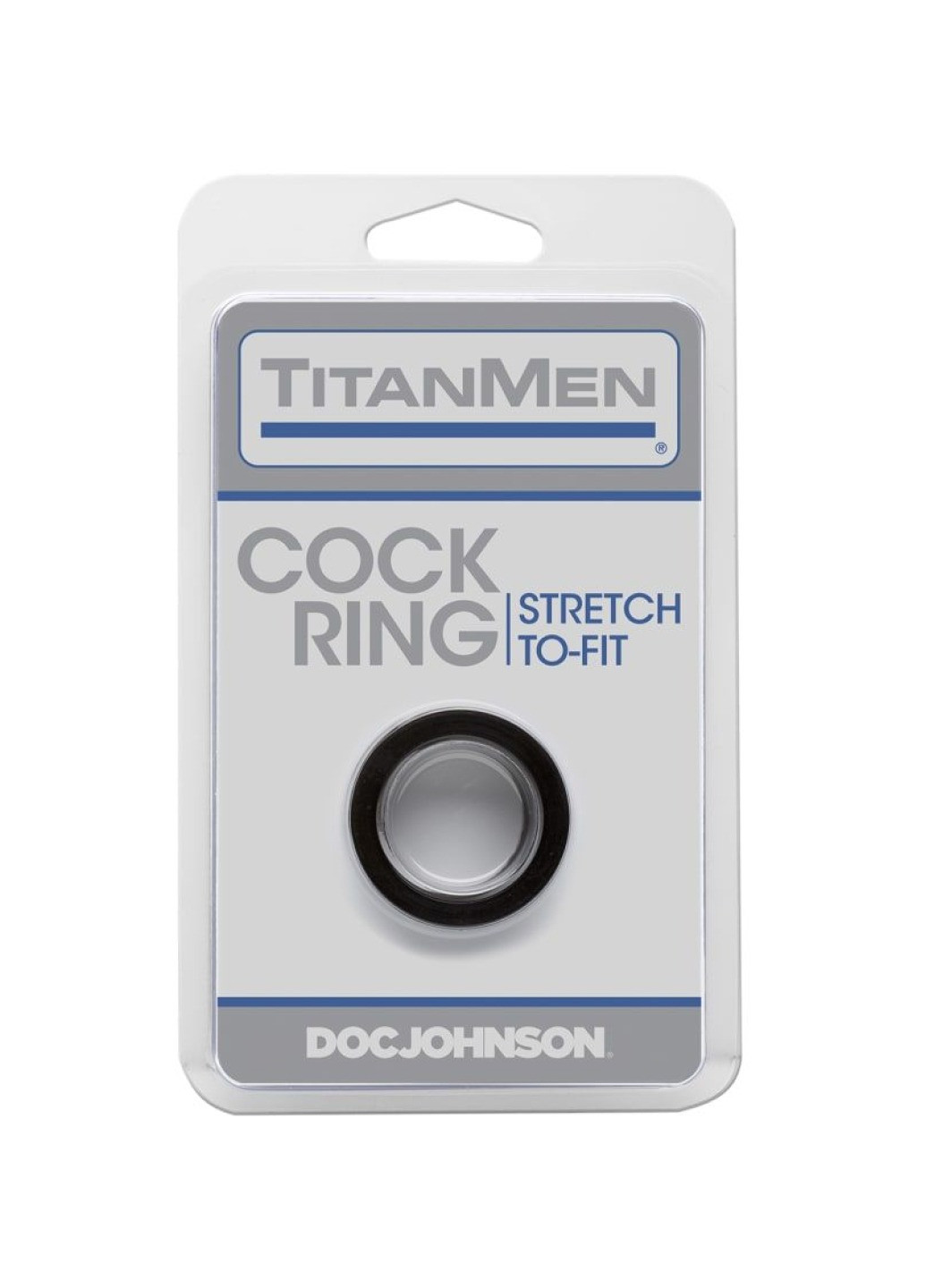 Ерекційне кільце Titanmen Tools - Cock Ring - Black Doc Johnson (276594335)