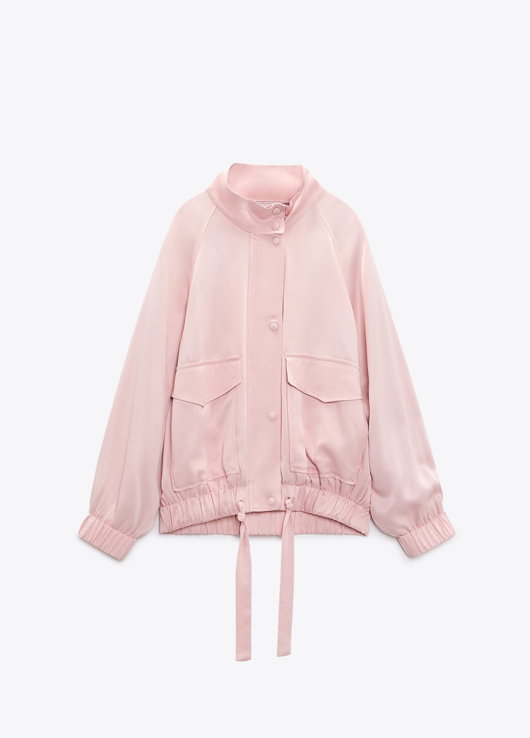 Светло-розовая демисезонная куртка Zara