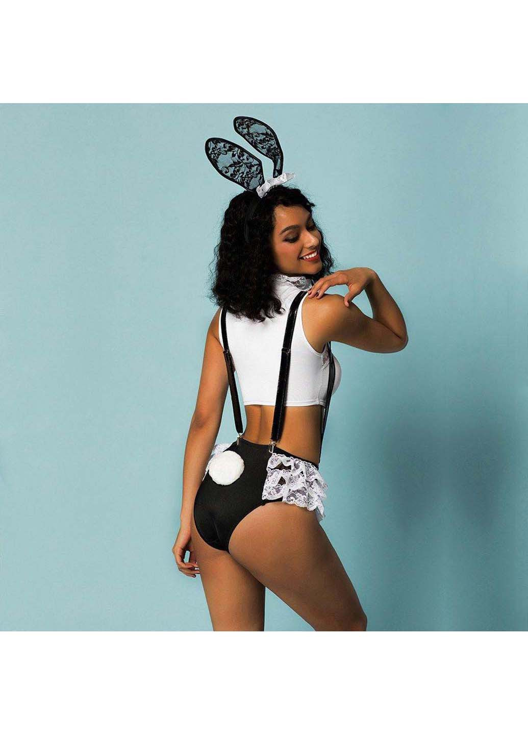 Комбінований демісезонний жіночий костюм зайчика запальна трейсі JSY