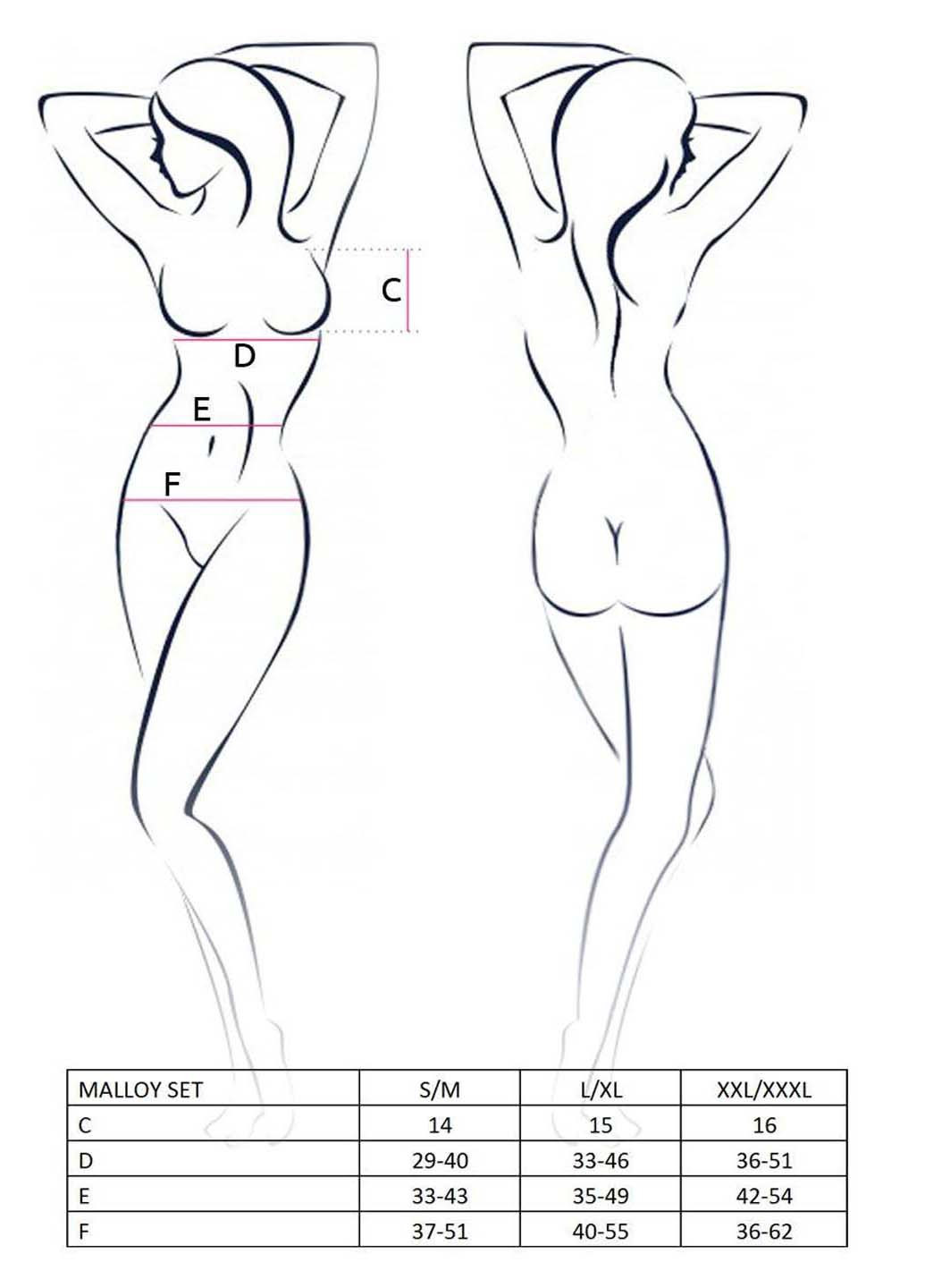 Комбінований демісезонний костюм еротичний malloy set Passion