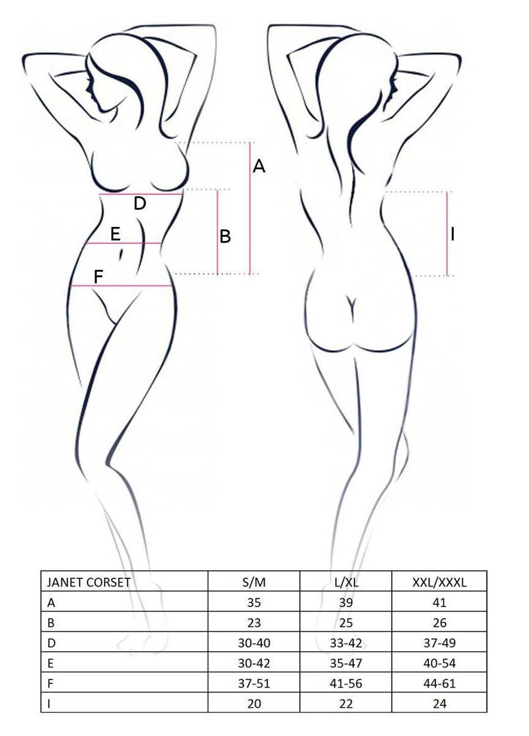 Білий демісезонний корсет та трусики janet corset Passion