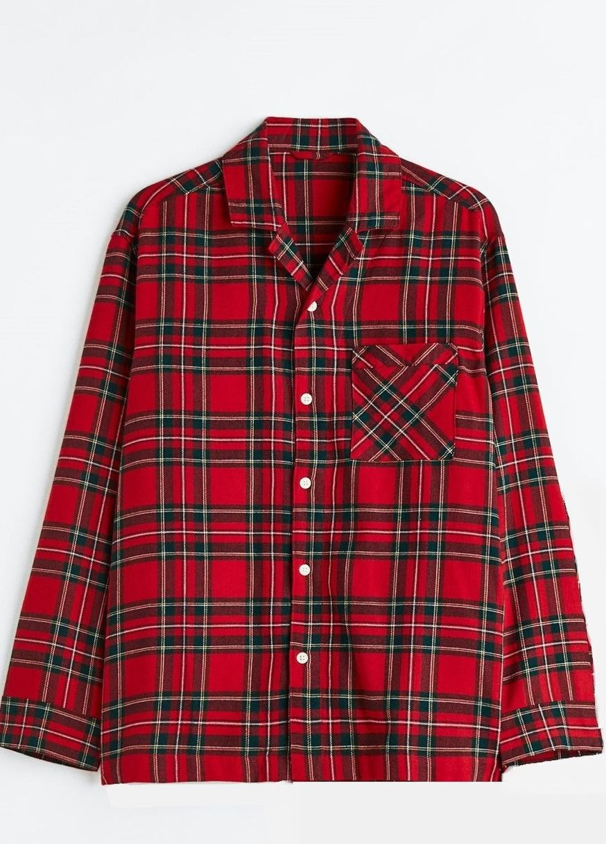 Красная домашний рубашка H&M