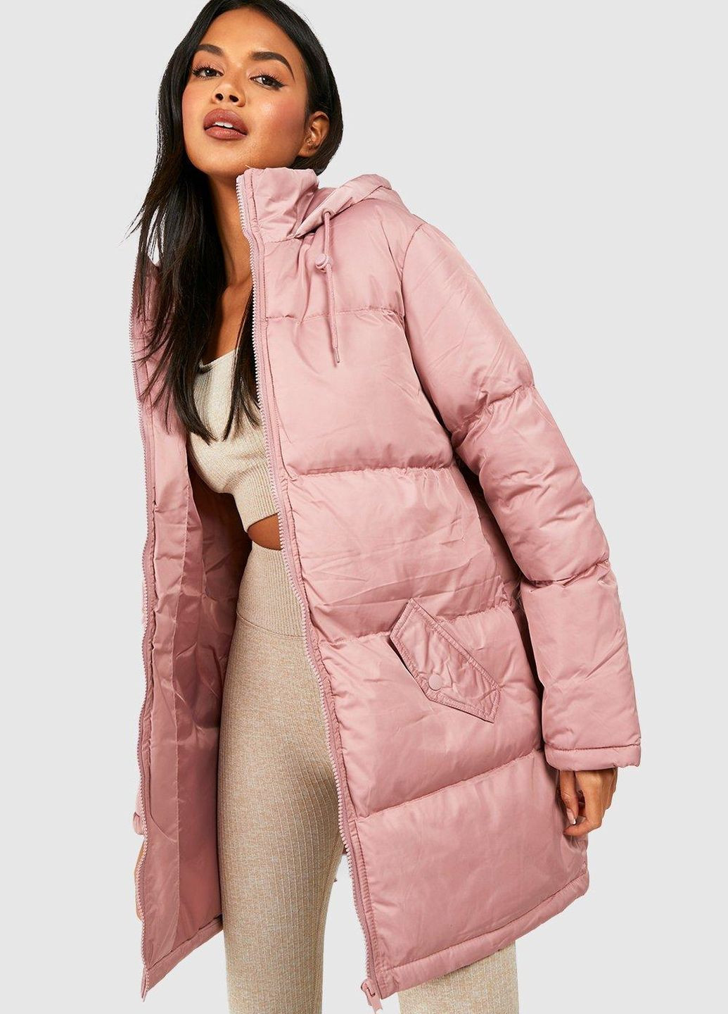 Розовая зимняя куртка Brave Soul