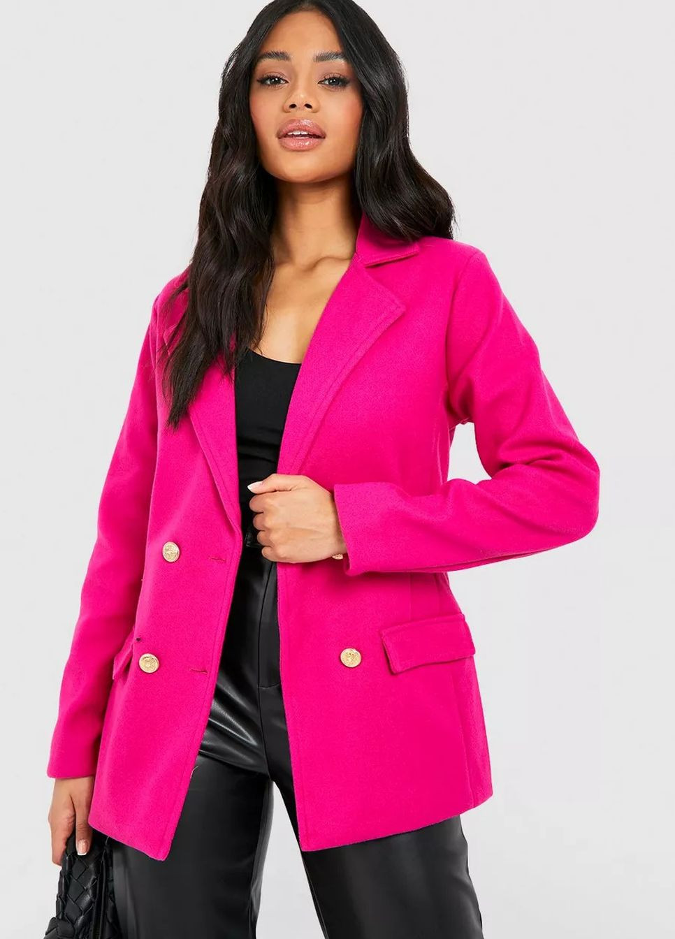 Розовое демисезонное Пальто Brave Soul