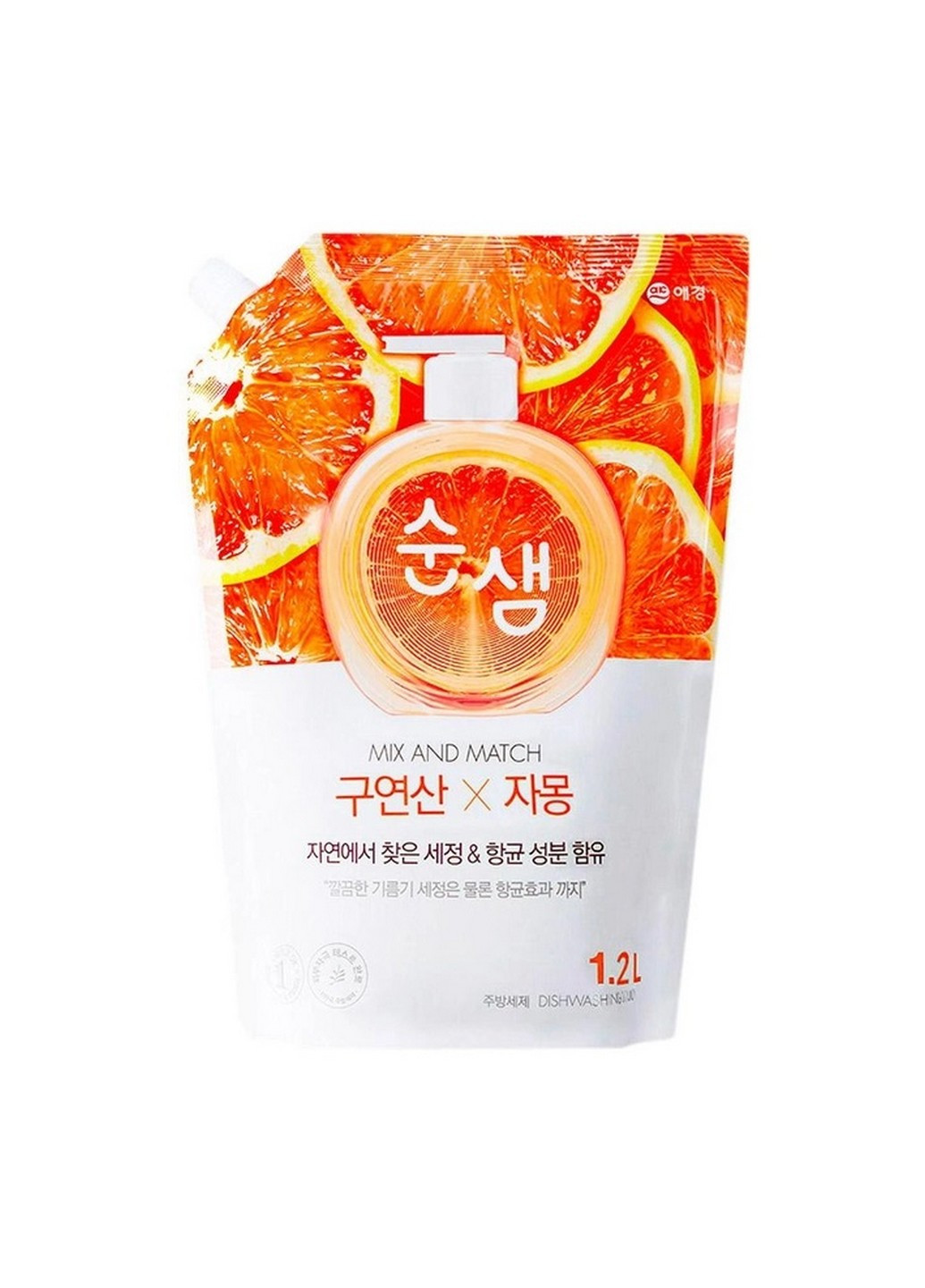 Средство для мытья посуды Soonsaem Citric Acid Grapefruit, 1,2 л Aekyung (276778788)