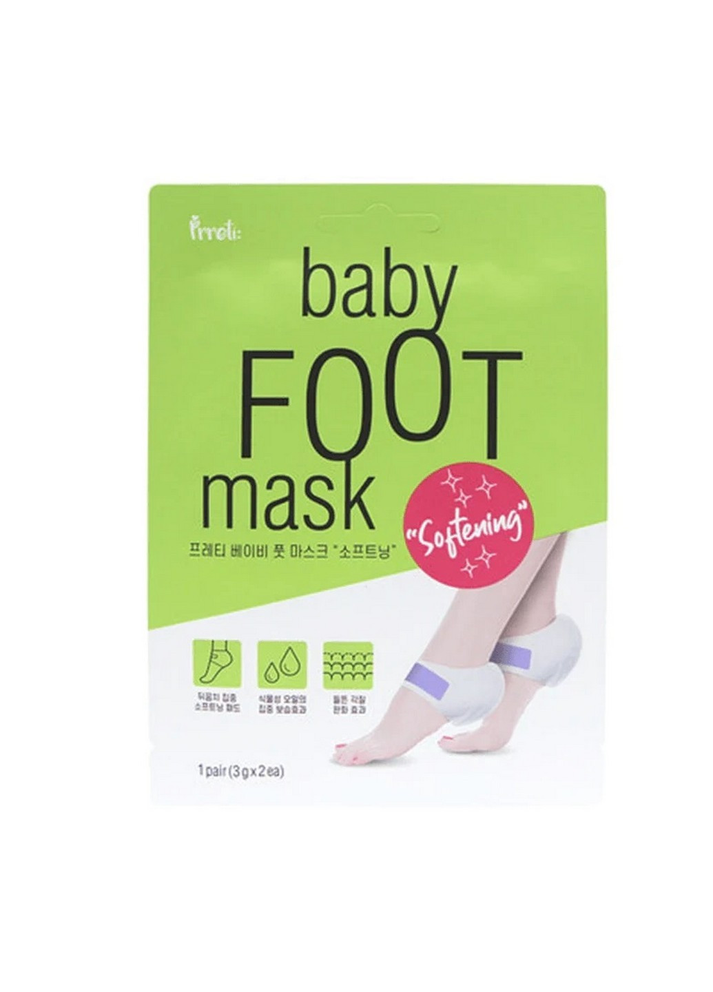 Смягчающая маска для ног baby foot mask 1pair «softening», 1 шт Prreti (276778774)
