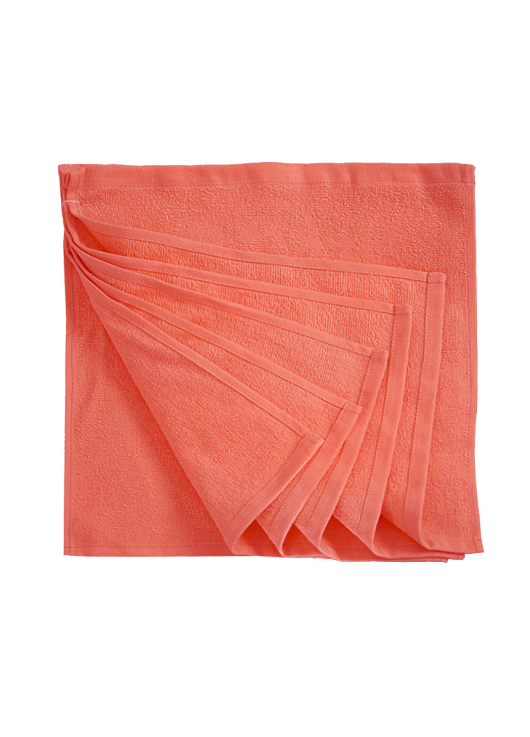 НАБІР СЕРВЕТОК ЯР-400 МАХРОВИХ, 30х30 см, 6 ШТ. Ярослав однотонний персиковий