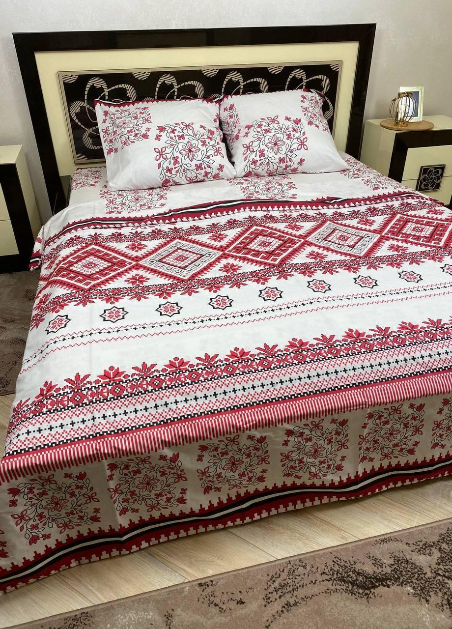 Постільна білизна бавовняна Коти Євро 200 x 220 Бязь Біла 50 х 70 No Brand (276973958)