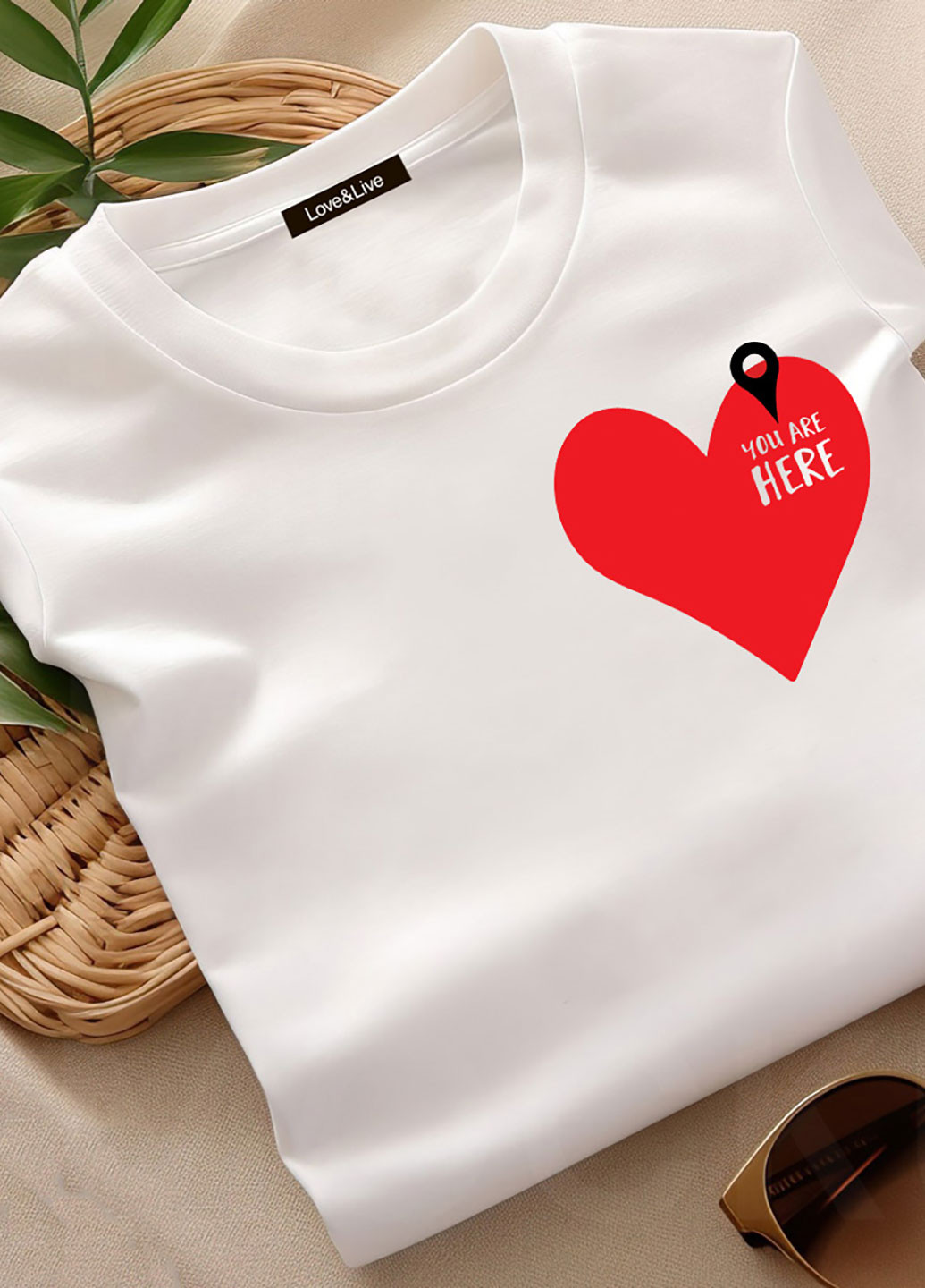 Біла демісезон футболка жіноча біла geolocation of love Love&Live