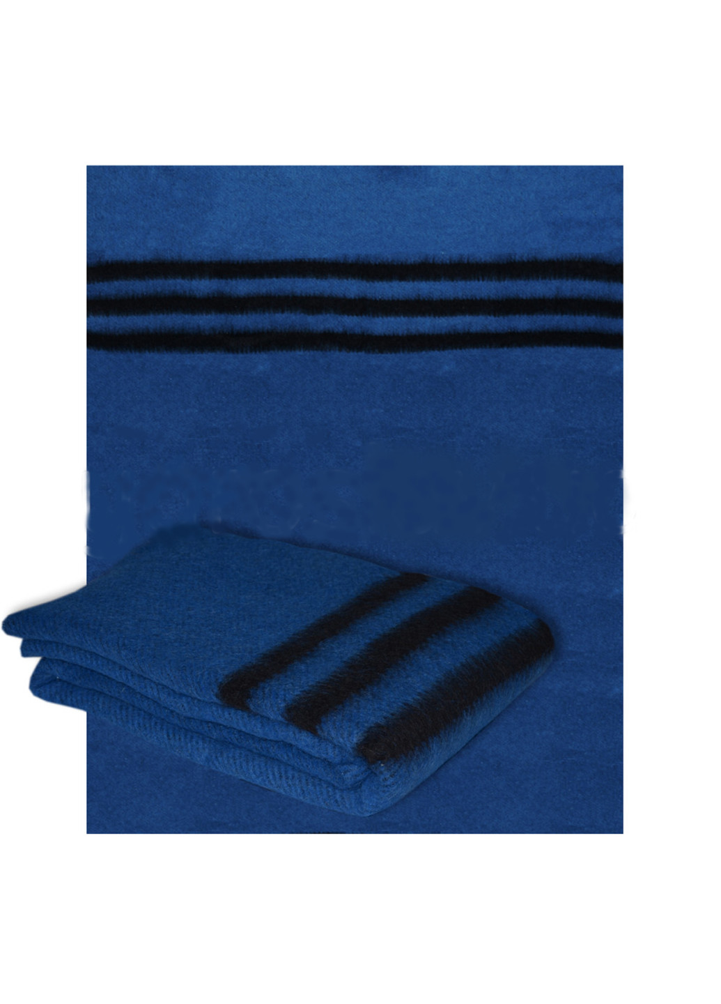 Одеяло полушерстное армейское 140х205, 630 г/м2 Ярослав (276709220)