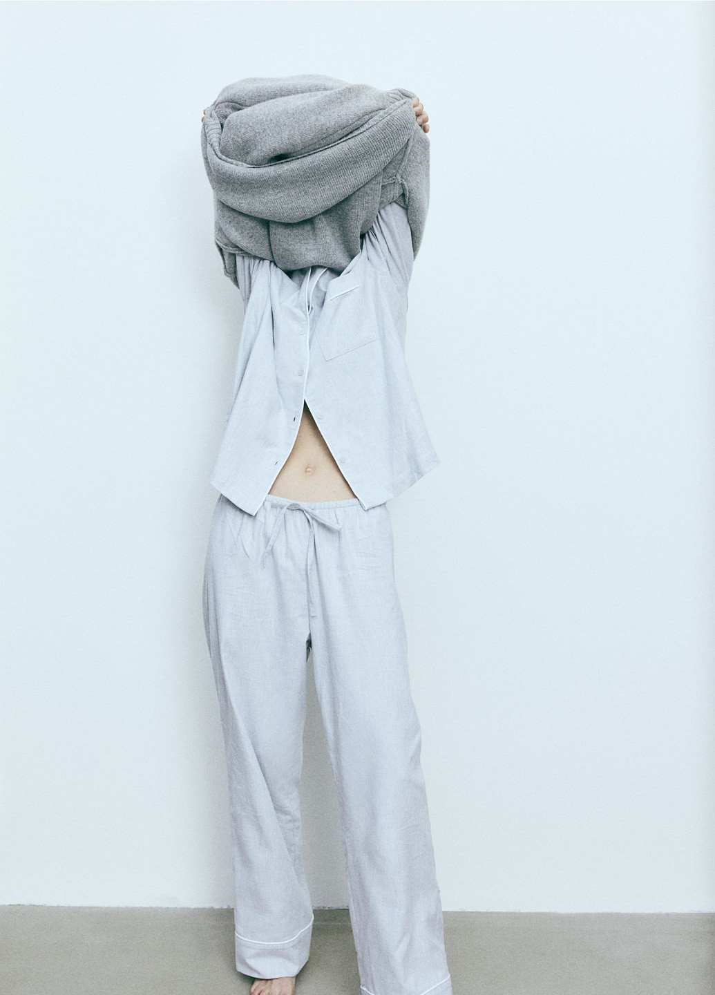 Світло-сіра всесезон піжама H&M