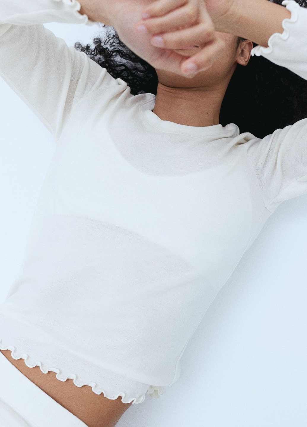 Молочная всесезон пижама H&M