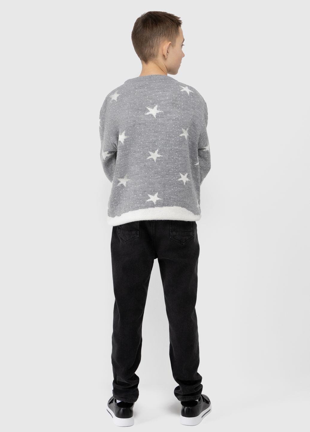 Сірий зимовий светр No Brand
