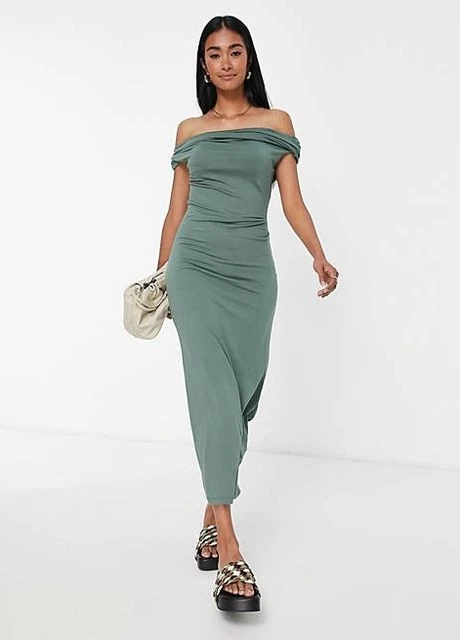 Оливковое (хаки) платье Asos