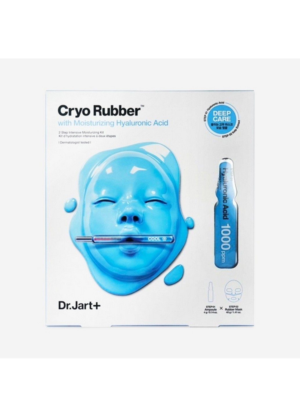 Альгінатна маска з гіалуроном Dr.Jart + Cryo Rubber, 4г + 40г Dr. Jart+ (276778718)