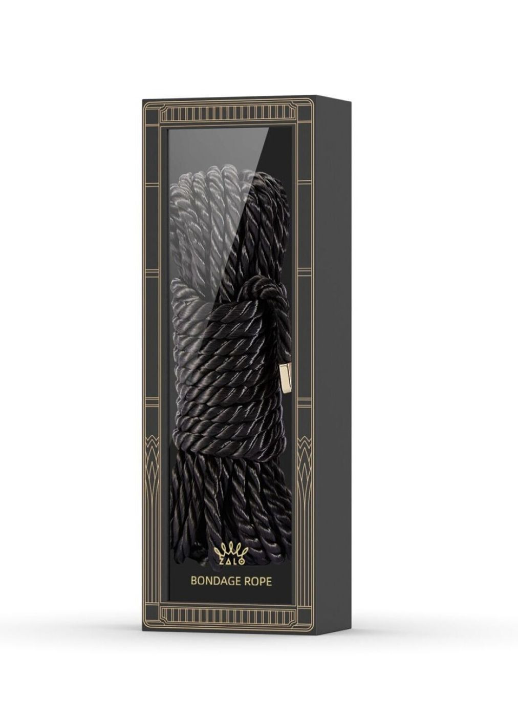 Розкішна мотузка для Шібарі Bondage Rope Black Zalo (276717925)