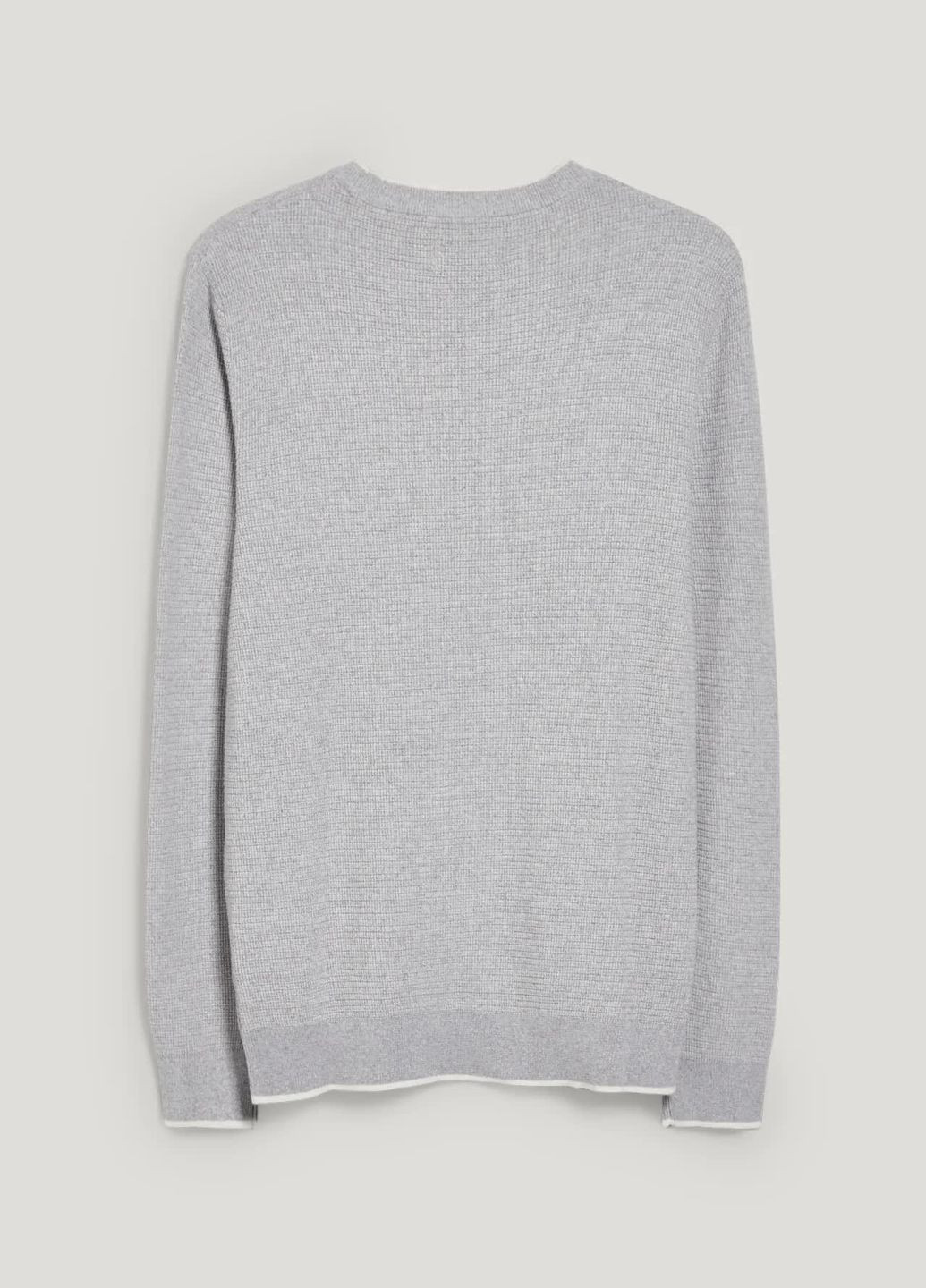 Сірий демісезонний светр з бавовни C&A