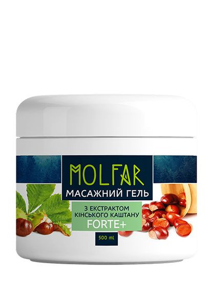 Масажний гель з екстрактом кінського каштану FORTE+ J'erelia (276986127)
