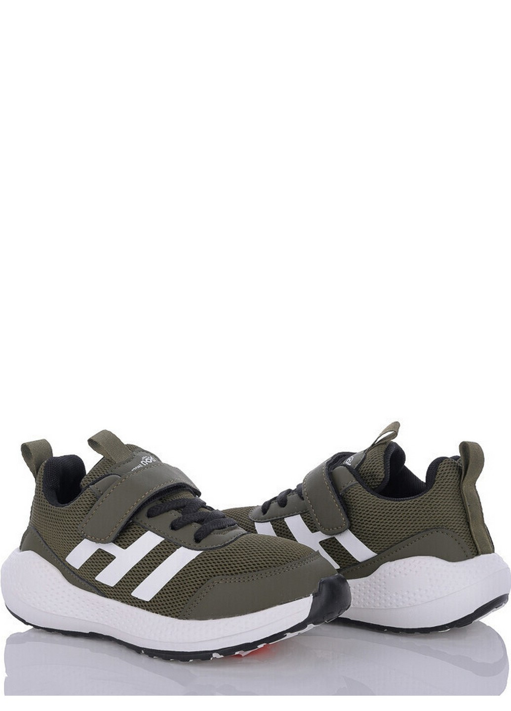 Оливковые (хаки) всесезон текстильные кроссовки bn31-5h Paliament