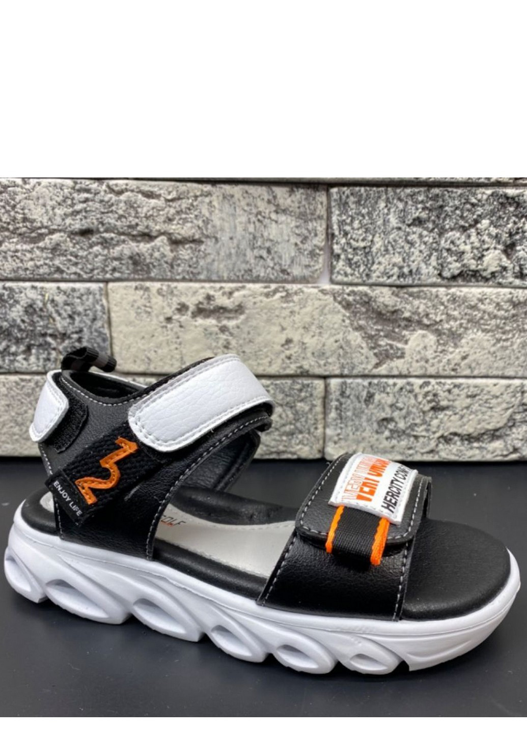 Черные кэжуал сандалии bn20220-7 Jong Golf