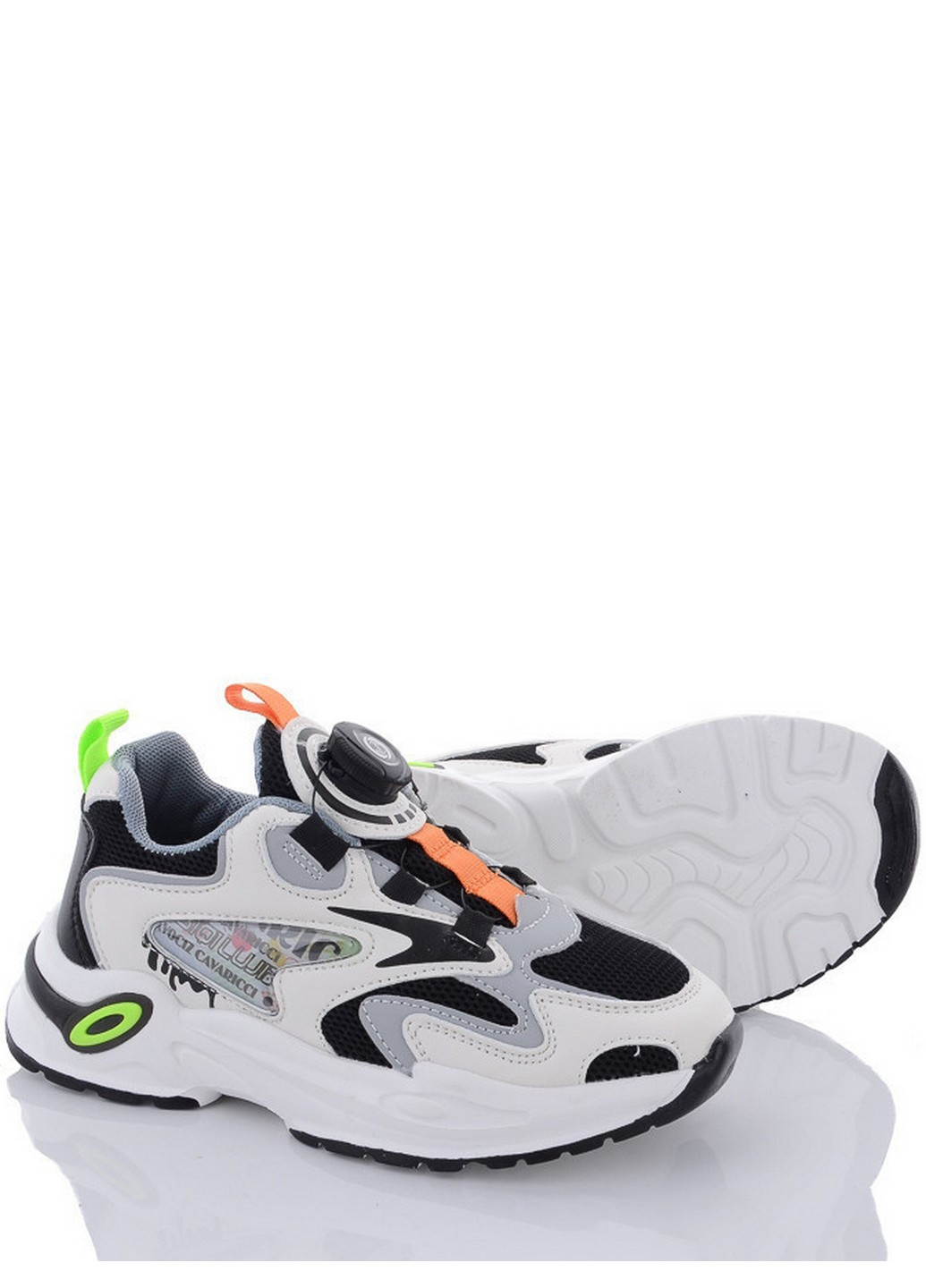 Чорно-білі всесезонні текстильні кросівки hhn219-3a Kimbo