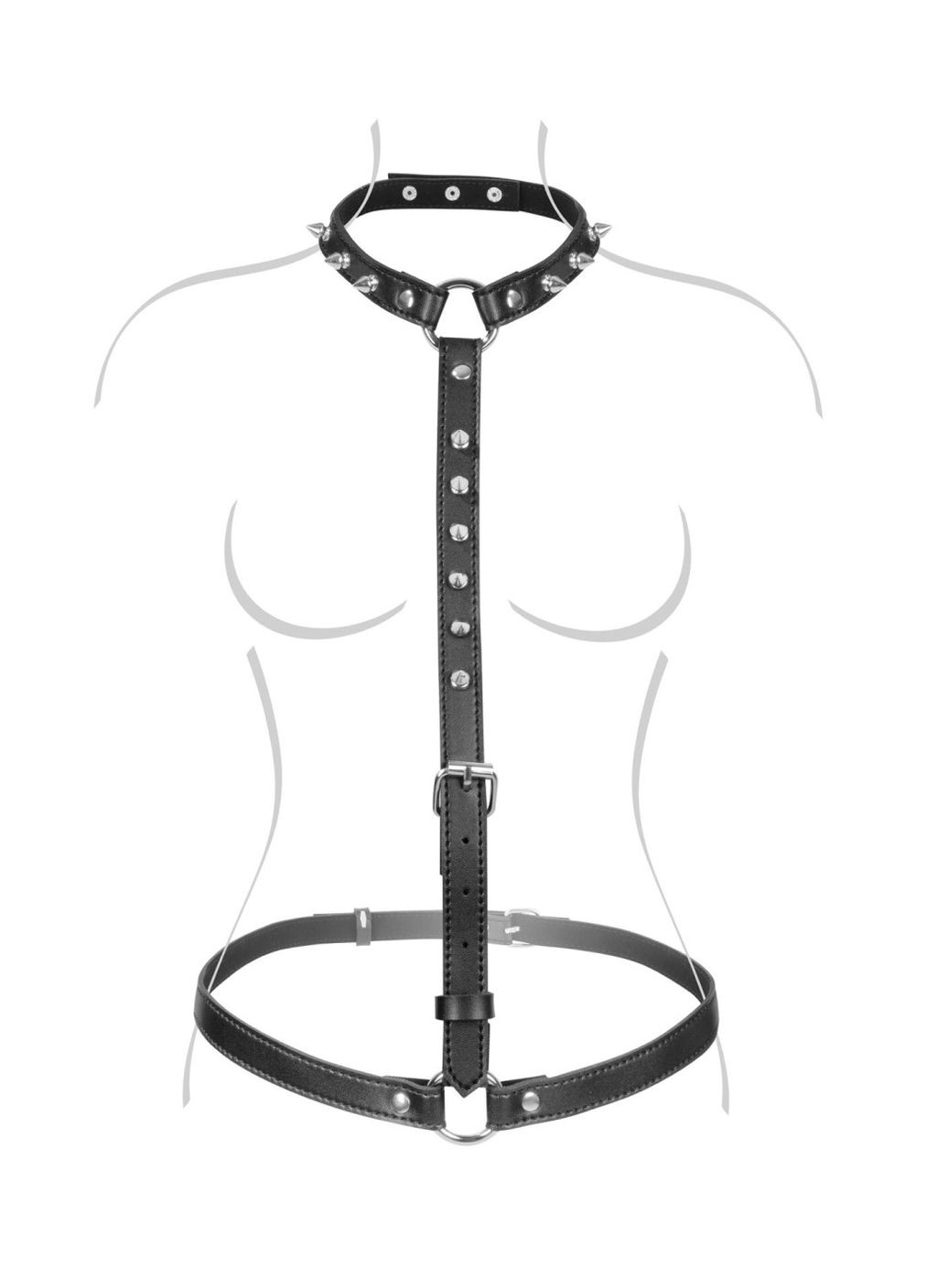 Портупея на тело Sexy Adjustable Harness Fetish Tentation (276776188)