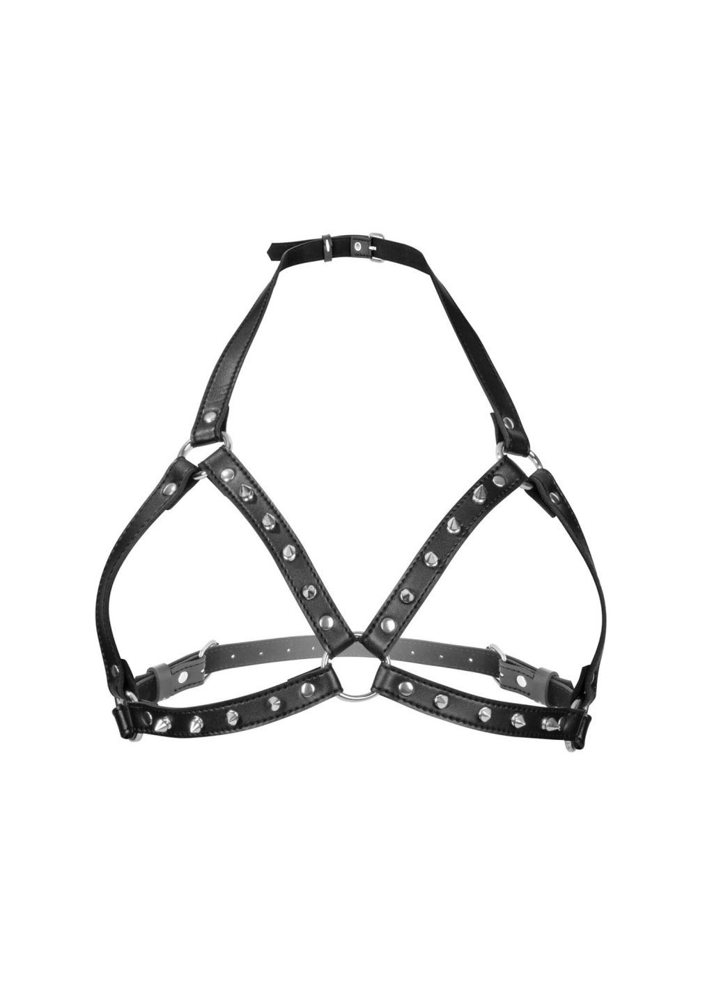 Портупея з металевими шипами Sexy Adjustable Chest Harness Fetish Tentation (276776187)