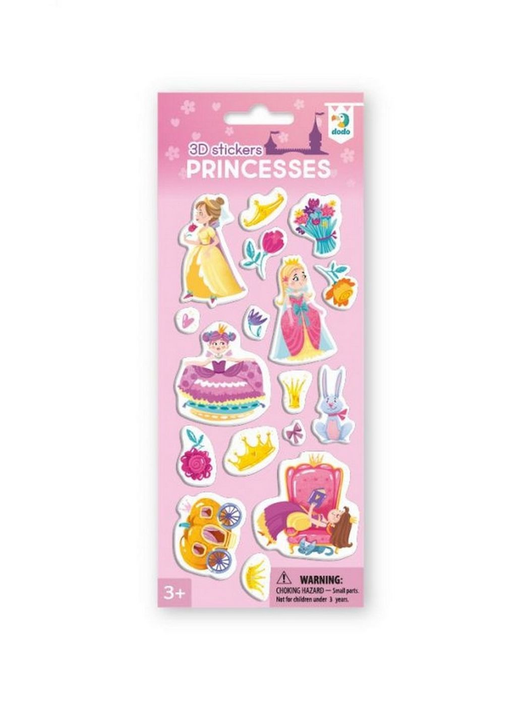 Набір 3D-наклейок "Принцеси" DoDo 300843 DoDo Toys (276776693)