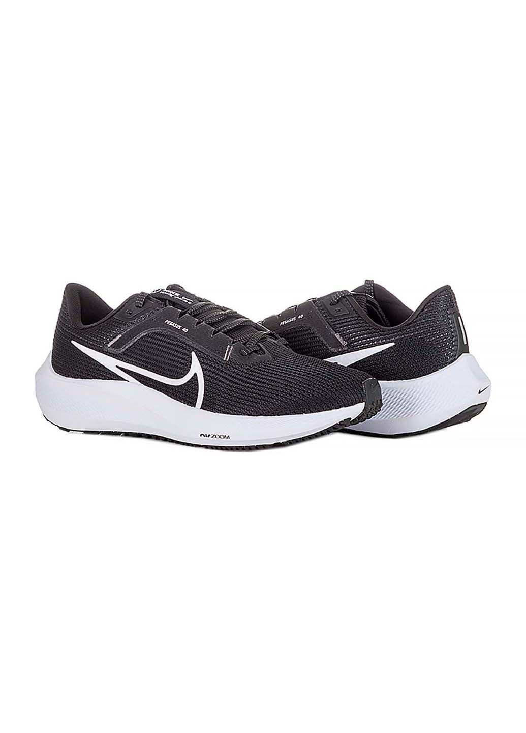 Кроссовки Женские AIR ZOOM PEGASUS 40 Nike чёрные демисезоны (276778339)