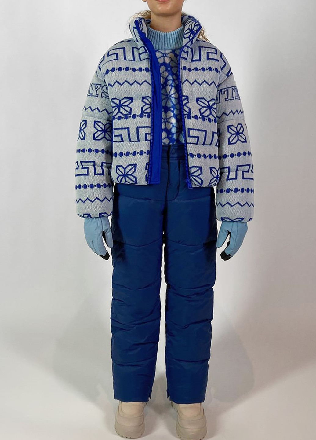 Синя зимня куртка Zara