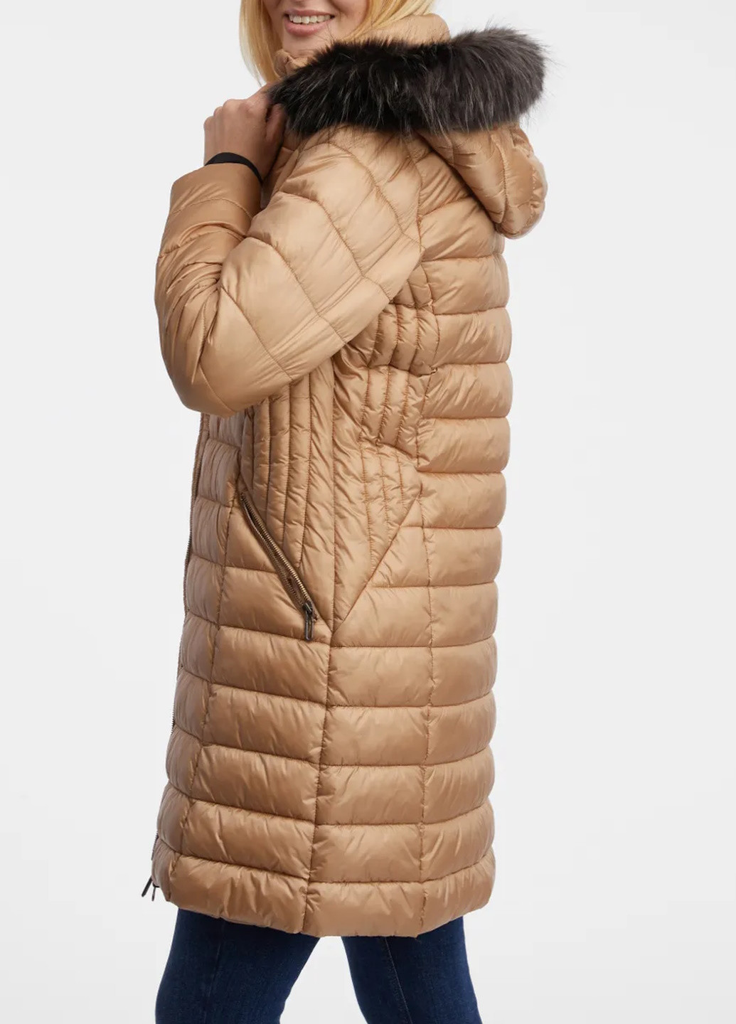 Светло-коричневая зимняя куртка Orsay