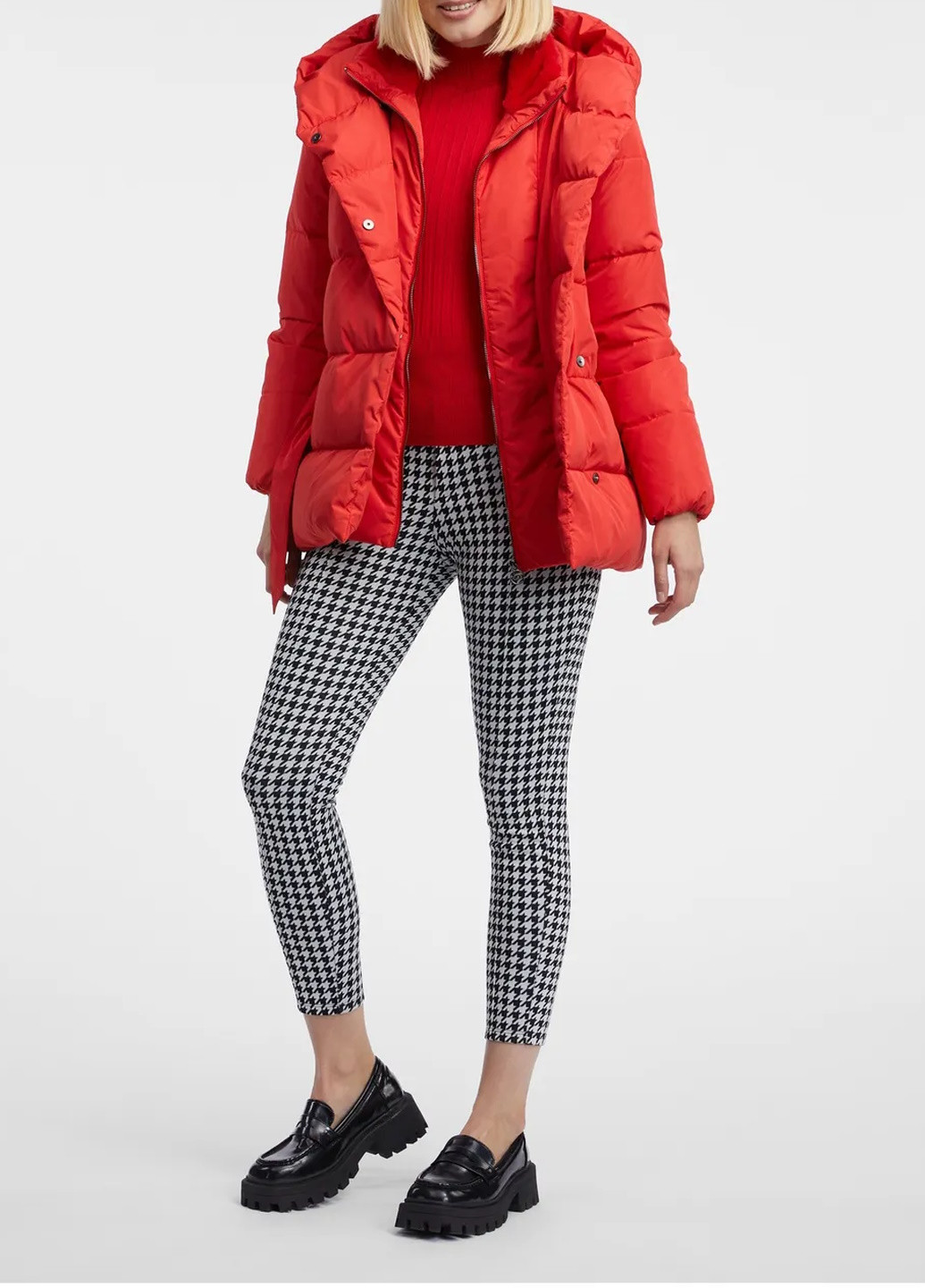 Красная зимняя куртка Orsay