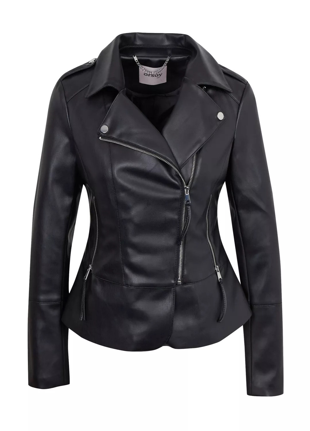 Чорна демісезонна куртка Orsay