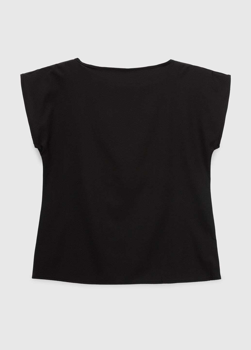 Чорна всесезон піжамна футболка Fleri