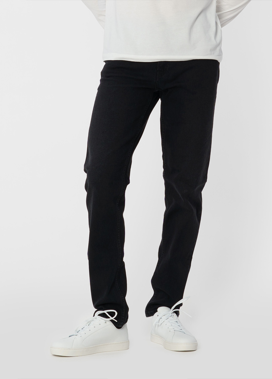 Черные зимние джинсы Trussardi