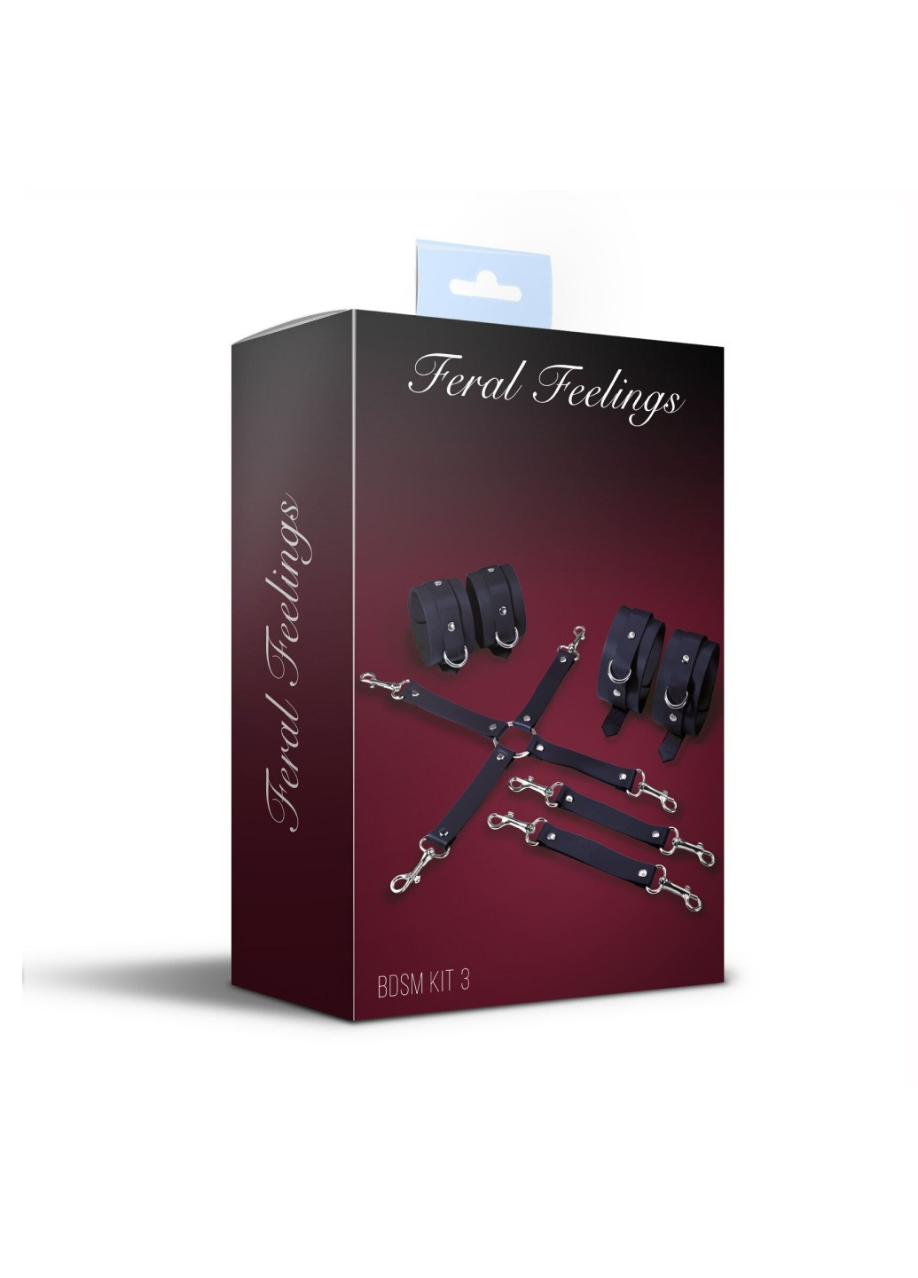 Набор для БДСМ 3 в 1 BDSM Kit 3 Black, black, наручники, поножи, крестовина  Feral Feelings бесцветный ‣ Цена 2134 грн ‣ Купить в интернет-магазине  Каста ‣ Киев, Одесса, Харьков ‣ Доставка по всей Украине!(#276843977)