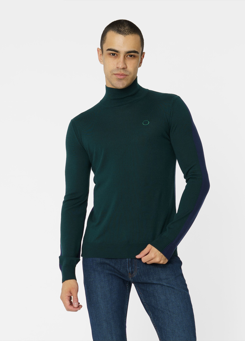 Зеленый зимний свитер Trussardi