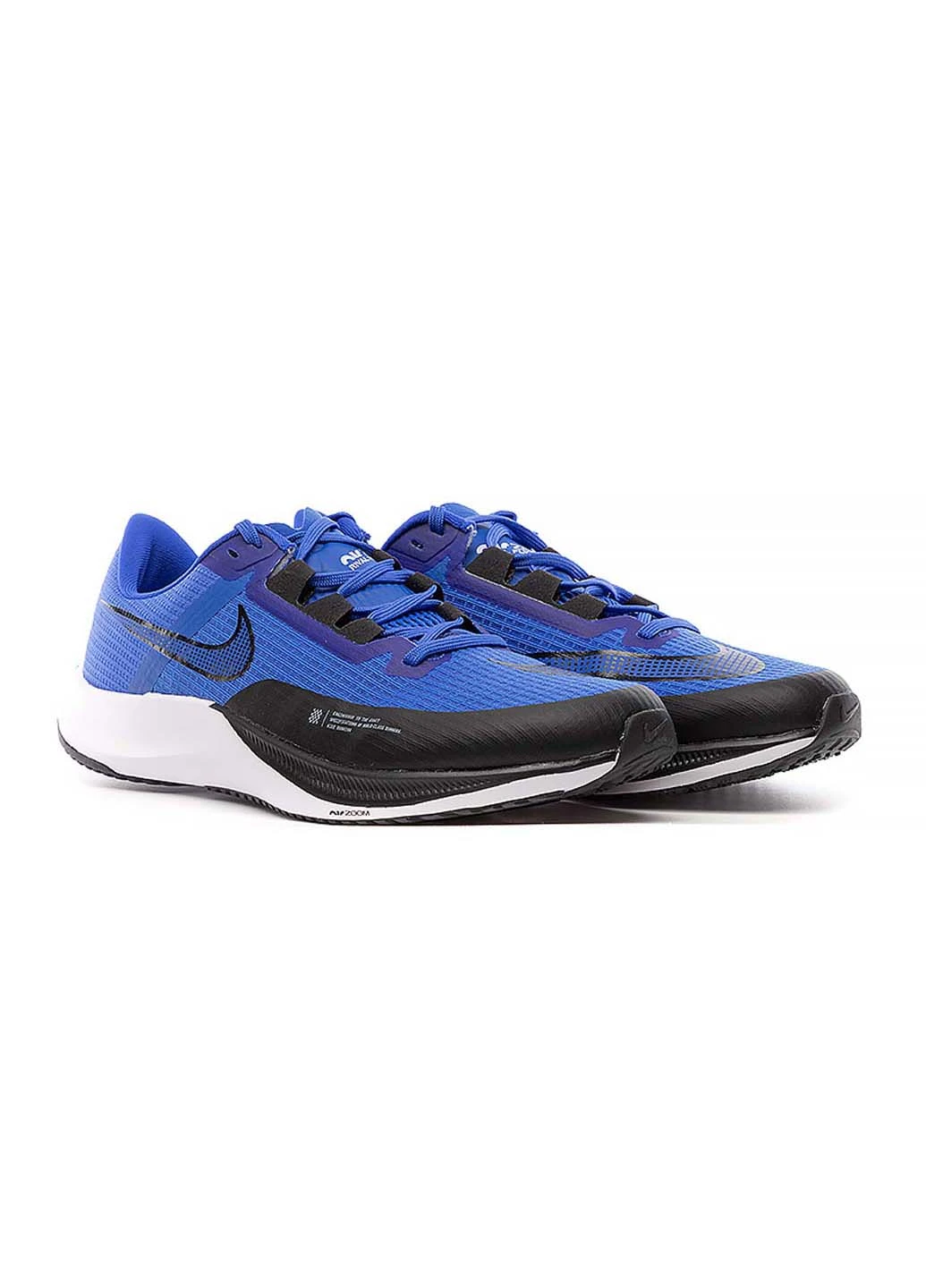 Синій кросівки чоловічі air zoom rival fly 3 демісезон Nike
