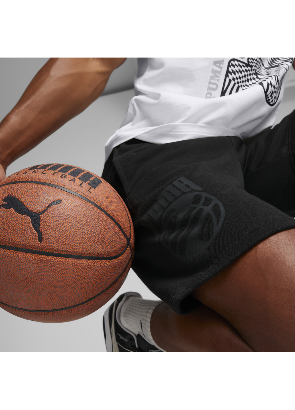 Шорты Graphic Booster Basketball Shorts Men Puma (276903677)