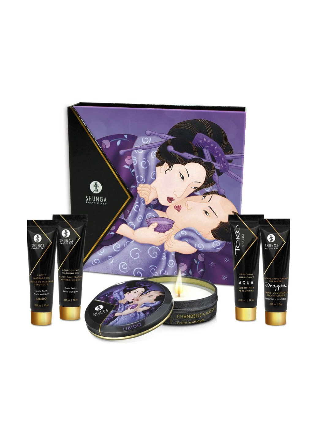 Подарунковий набір Geishas Secrets – Exotic Fruits для розкішної ночі вдвох Shunga (276904869)
